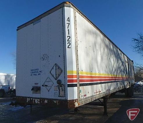 1989 Stoughton Semi Trailer, VIN # 1DW1A4824KS610922