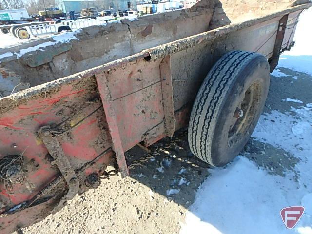2012 New Holland 155 manure spreader, with slop gate, 540 PTO
