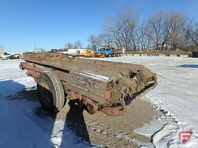 2012 New Holland 155 manure spreader, with slop gate, 540 PTO