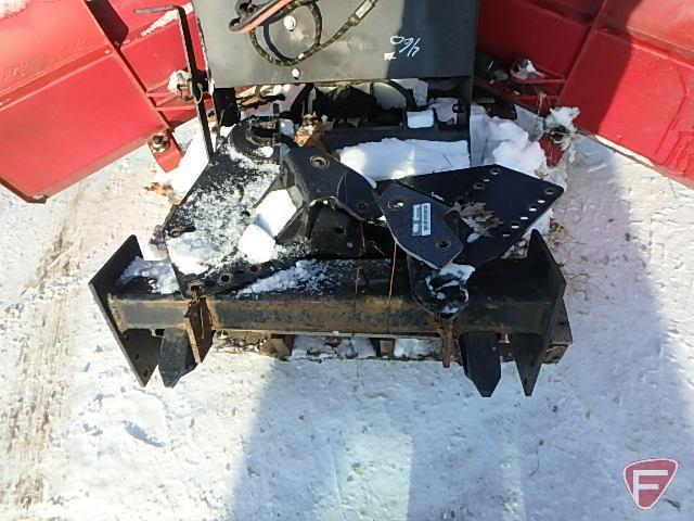 Boss snow plow, 8 ft. combination angle or V with Rapid Tach II mounting, sn: 37851