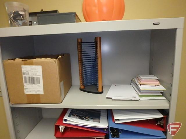 Contents of office: (6) 4-drawer filing cabinets, 4-drawer lateral filing cabinet, (3) desks,