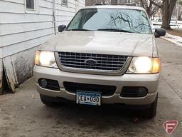 2004 Ford Explorer Multipurpose Vehicle (MPV), VIN # 1FMZU73K04ZA43994