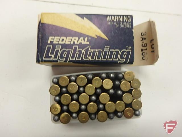 .22 long bullets approx. (250) rounds; .22 long rim fire (36) rounds