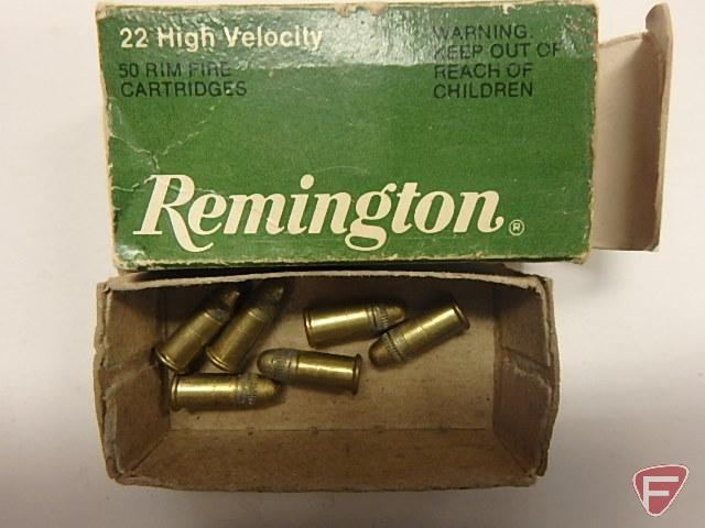 .22 long bullets approx. (250) rounds; .22 long rim fire (36) rounds