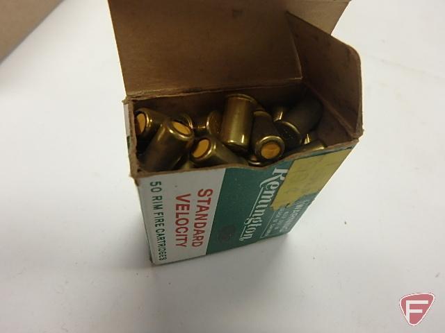 .22 long bullets approx. (250) rounds; .22 long rim fire (36) rounds