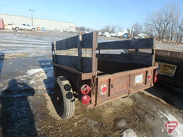 1946 Ben-Hur 2-Wheel Utility Trailer with side boards VIN#426856