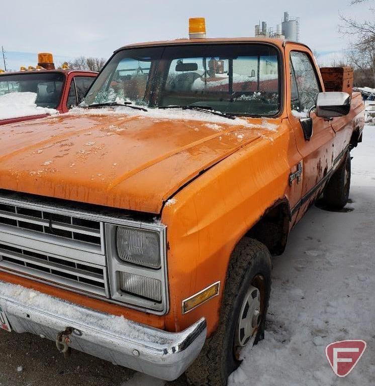 1985 Chevrolet K20 pickup, VIN #1gcgk24m9fj169972