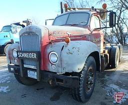 1962 Mack Tandem Axel Semi Tractor, VIN#B61ST38960