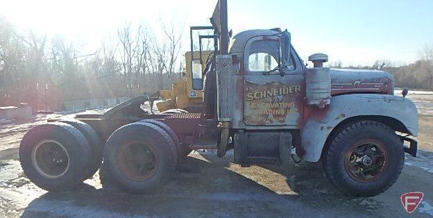 1962 Mack Tandem Axel Semi Tractor, VIN#B61ST38960