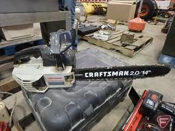 Craftsman 14" gas chainsaw, sn 1L036I911