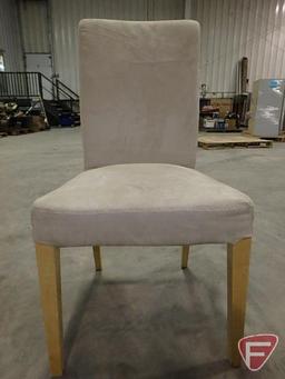 (4) upholstered office/waiting/dining room chairs