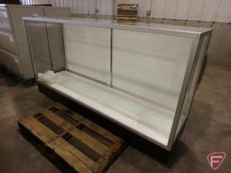 Glass display cabinet