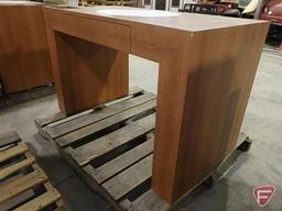 Wood desk/workstation