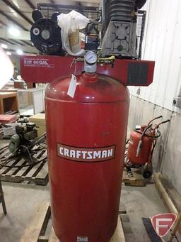 Craftsman 60 gallon air compressor, 5hp, 240v, 175 max psi