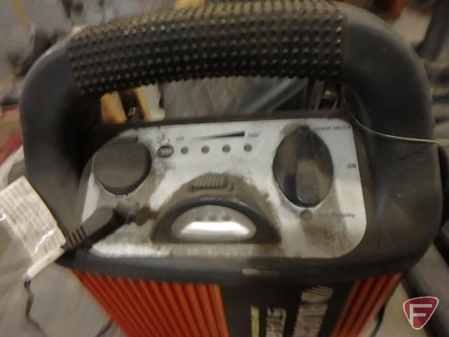 Black & Decker jump starter compressor with jumper cables