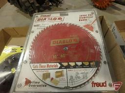 10" table saw blades one is Diablo