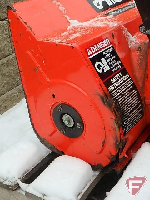 Ariens Co.ST 2+2 Deluxe 5 walk behind snow blower with 5hp gas engine, model 932018, sn 000409