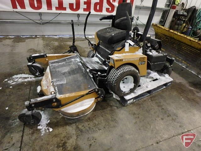 Woodsman Machine 6210 zero turn riding lawn mower, 54" deck, liquid cooled,