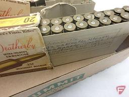 .257 Weatherby Magnum ammo (88) rounds, most appear to be reloads