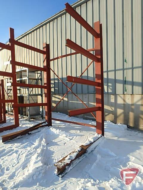 Material handling rack, 85"x66"x120"H