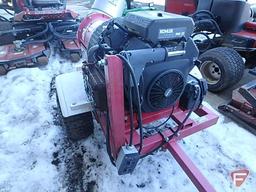 Buffalo blower, pull-behind turbine blower on trailer, SN: 10297