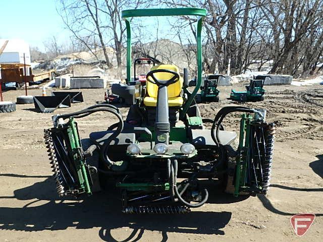 2009 John Deere 7700 diesel 2WD 5-gang fairway mower, ROPS, 1,208 hrs showing, SN: TC7700X020040