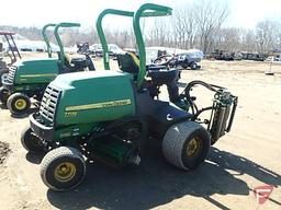 2009 John Deere 7700 diesel 2WD 5-gang fairway mower, ROPS, 1,208 hrs showing, SN: TC7700X020040