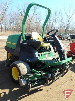 John Deere 8000 diesel 3WD 5-gang fairway mower, ROPS, 1,679 hrs showing