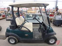 2014 Club Car Precedent electric golf car, green, with roof, windshield
