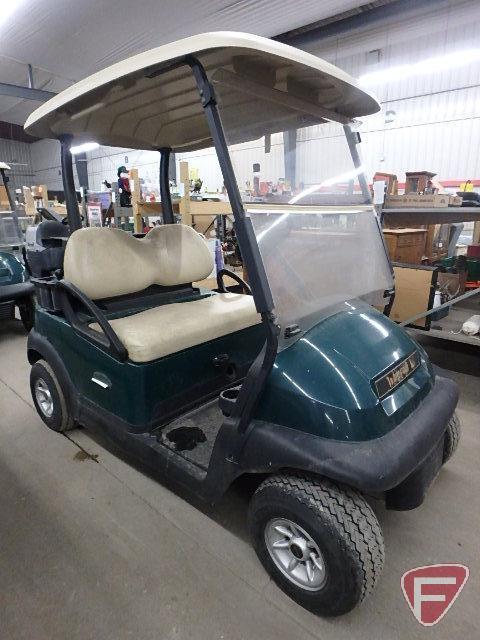 2014 Club Car Precedent electric golf car, green, with roof, windshield