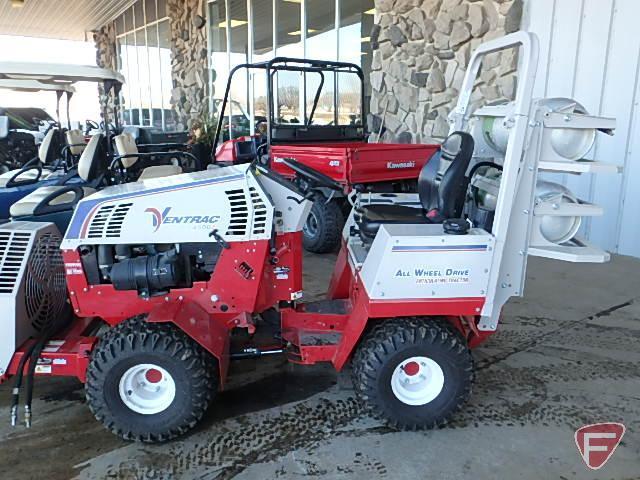 Ventrac 4500Z dual fuel compact tractor, 182 hrs showing, SN: 4500Z-AJ02163