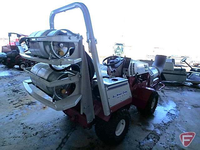 Ventrac 4500Z dual fuel compact tractor, 182 hrs showing, SN: 4500Z-AJ02163