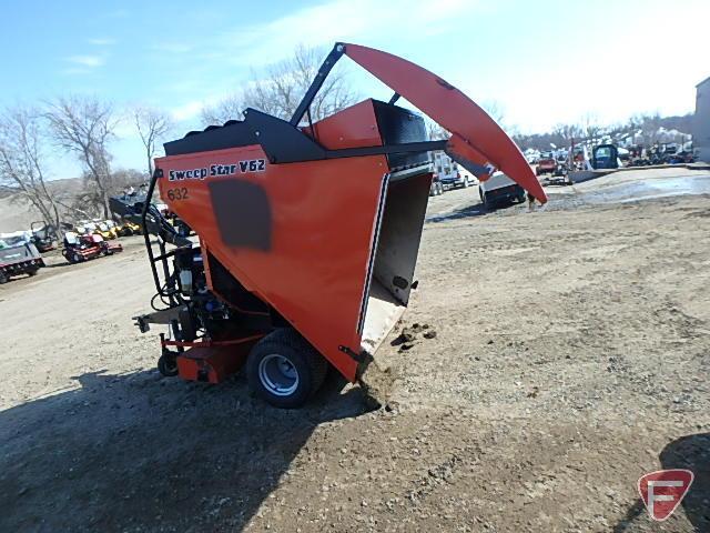 2001 Smithco Sweeper Star V-62 pull type vac, SN: 78039