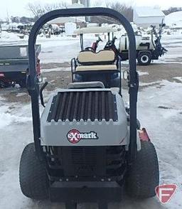 Exmark Lazer zero-turn mower with 60" side discharge deck, ROPS, 1,321 hrs showing