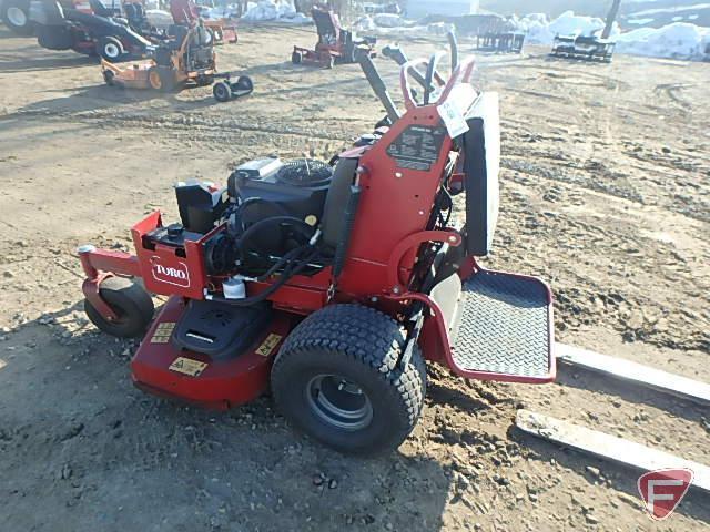 Toro Grandstand 60" standing mower, 25 HP, model 74549, SN: 314000446, 1,460 hrs showing