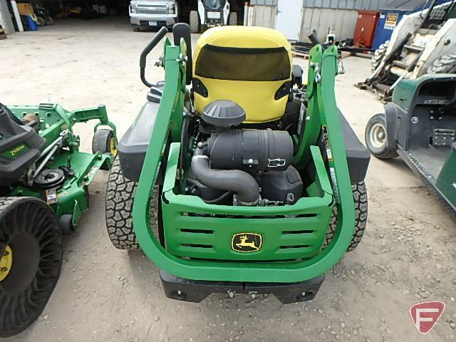 2017 John Deere 2930M zero turn gas 2WD 54" rotary mower, 1,328 hrs, ROPS