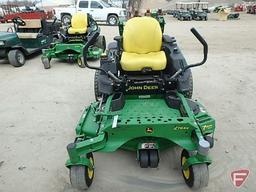 2017 John Deere 2930M zero turn gas 2WD 54" rotary mower, 1,411 hrs, ROPS