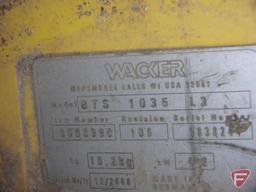 Wacker BTS1035L3 cutoff saw, SN: 5838244