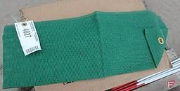 (400) Chix tee towels, all green