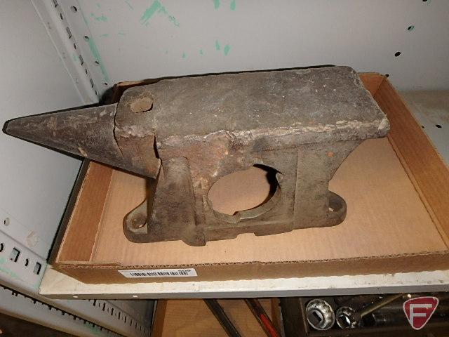 Anvil, hollow, horn is solid