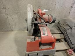 Milwaukee heavy duty 14" dry cut machine chop saw, cat. no. 6190-20