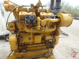 Caterpillar G379 natural gas engine, SN: 72B615, includes (2) mufflers and pipes