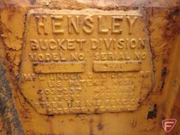 Hensley model 11V24 24" backhoe frost bucket