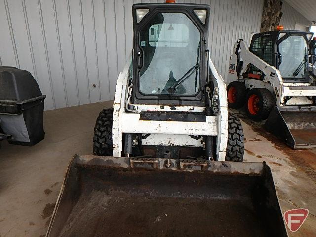 2011 Bobcat S185 skid steer loader with 67" material bucket, hydraulic quick tach, 2,926 hrs showing