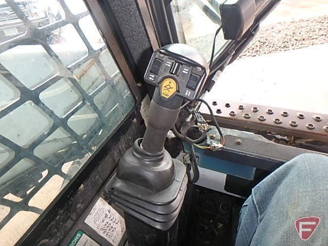 2011 Bobcat S185 skid steer loader with 67" material bucket, hydraulic quick tach, 4,854 hrs showing