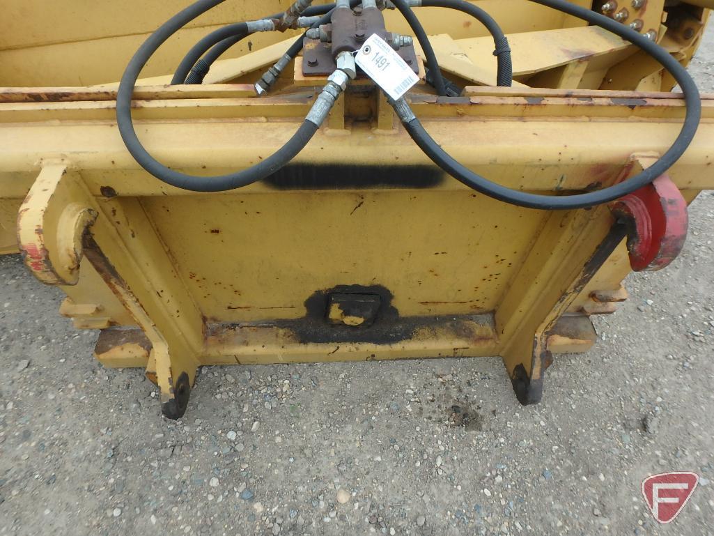 1995 Henke 36R-11 12 ft. swing plow with Volvo style quick hitch, SN: 1191