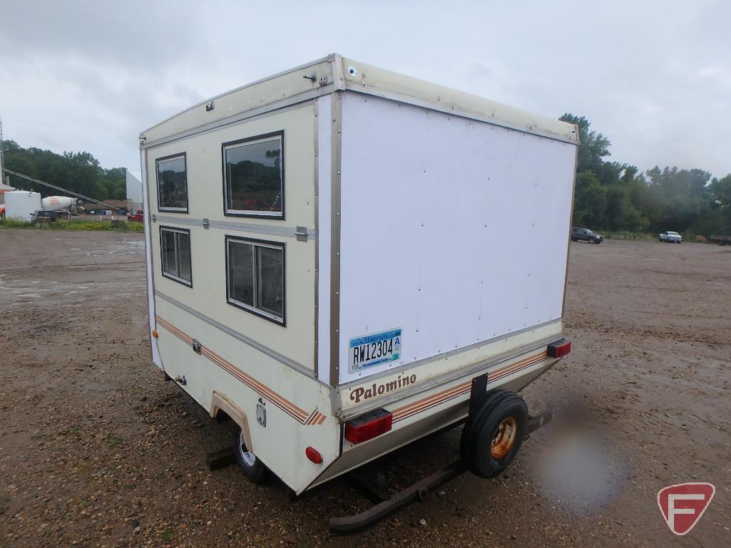 1985 8' x 6' Palomino Pony XL Converted Camper Trailer