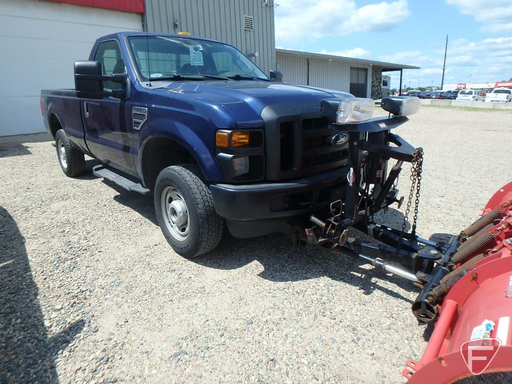 2010 Ford F-250 SuperDuty Pickup Truck with 8' Western Plow