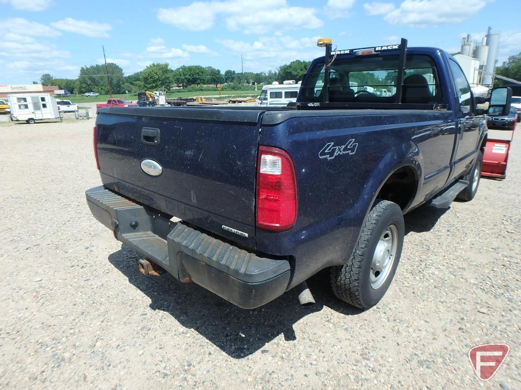 2010 Ford F-250 SuperDuty Pickup Truck with 8' Western Plow