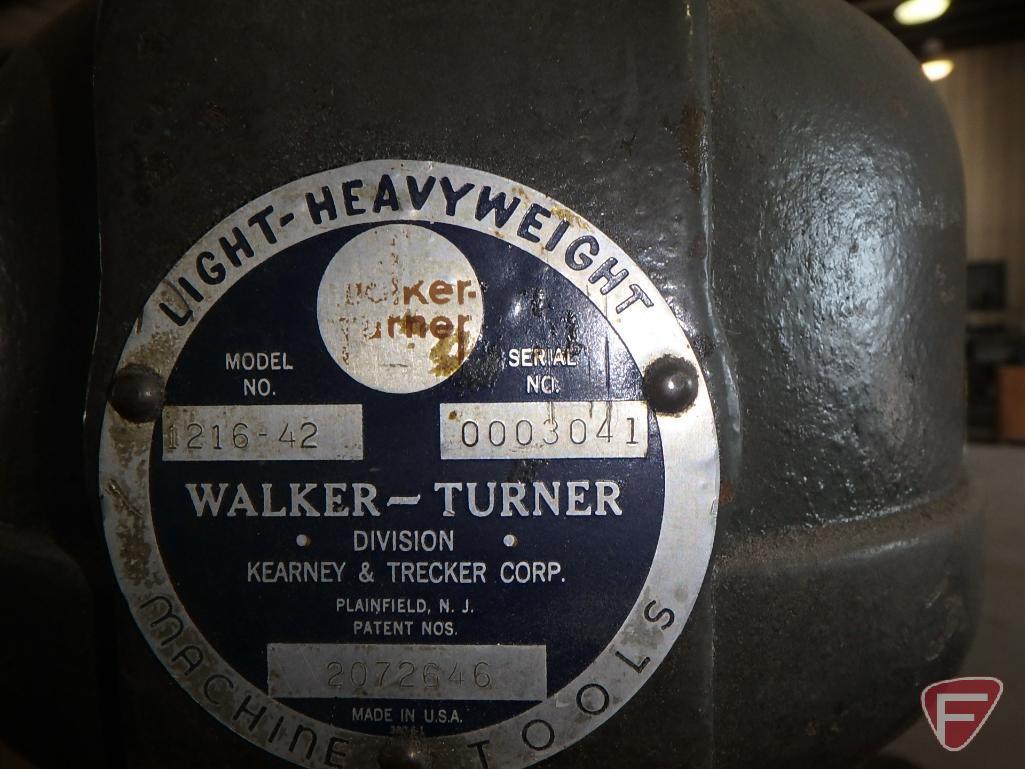Walker-Turner drill press, Procunier tapping head, foot control, 120V